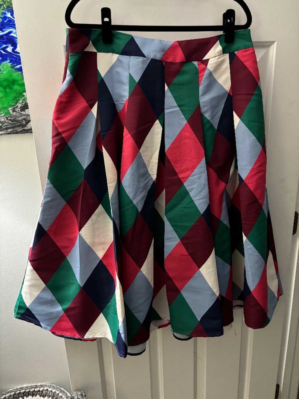 Torrid belle isle pleated midi skirt 10 nwt